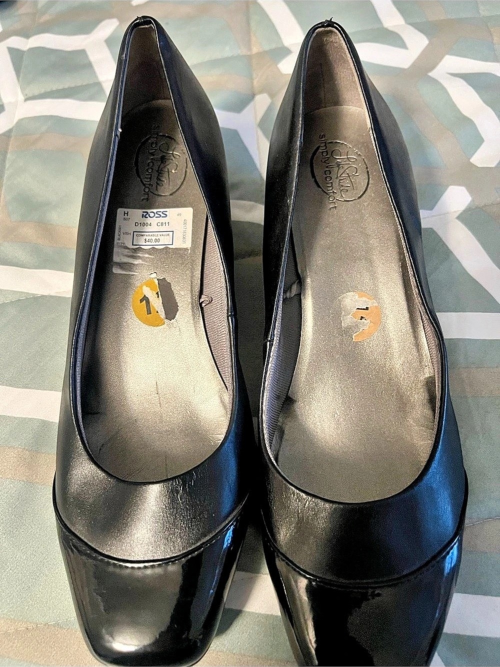 LifeStride Groovy Wedge Pump Black US 12